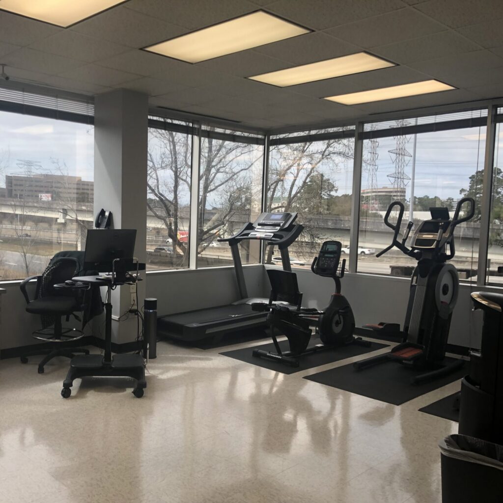 Cardio equipment at Option 1