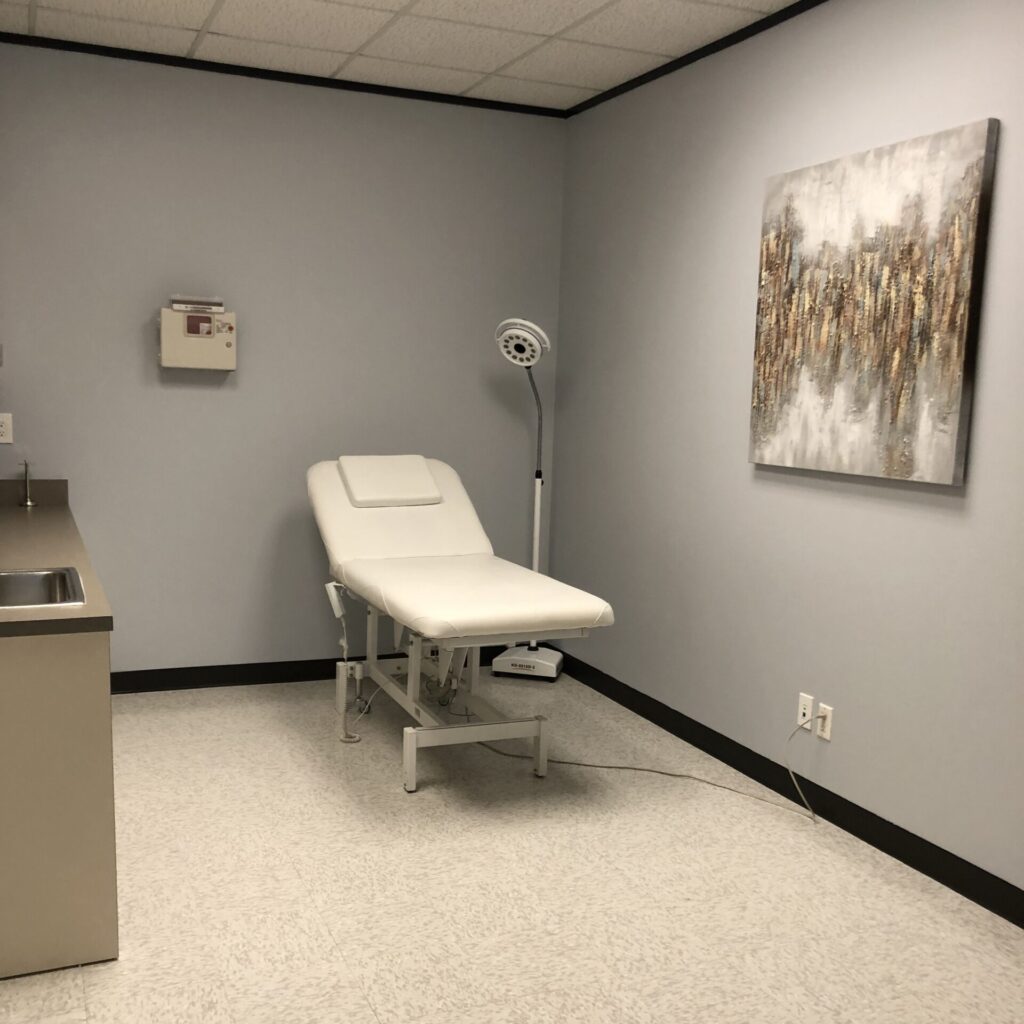 Treatment room at Option1